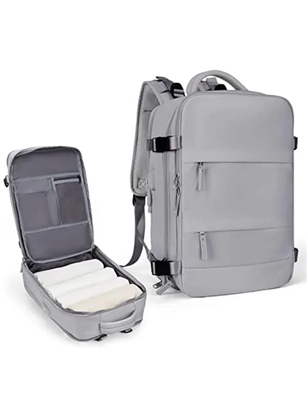 Womens Travel Backpack 25L Carry On Laptop Bag Shoe Compartment USB Waterproof